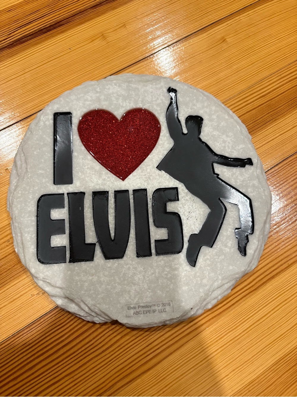 I Heart Elvis Decorative Stone Plaque